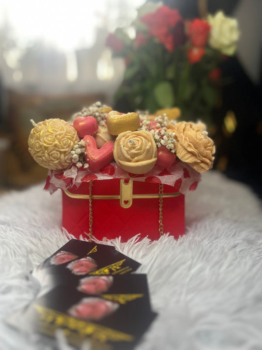 Rose bouquet <Red&Gold>