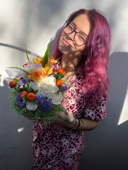 Flower box - Purple