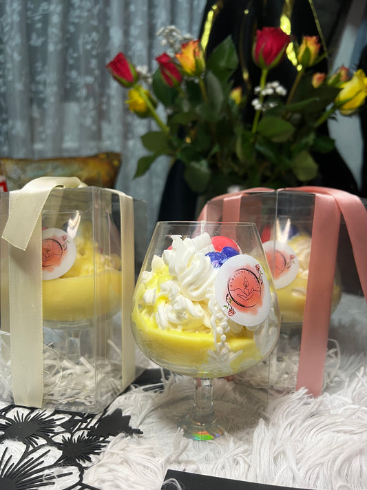 Candle in glass
