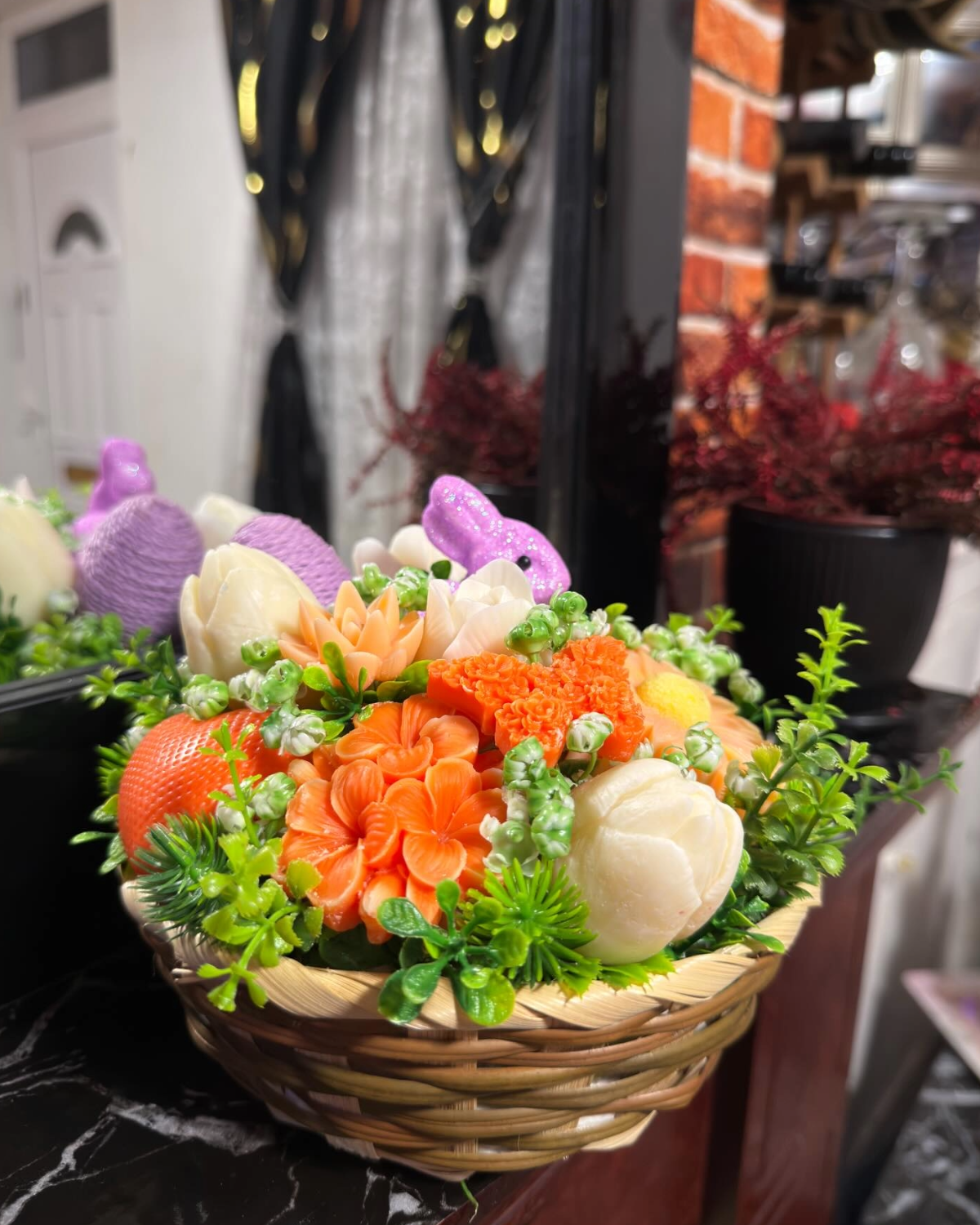 Easter basket - Orange