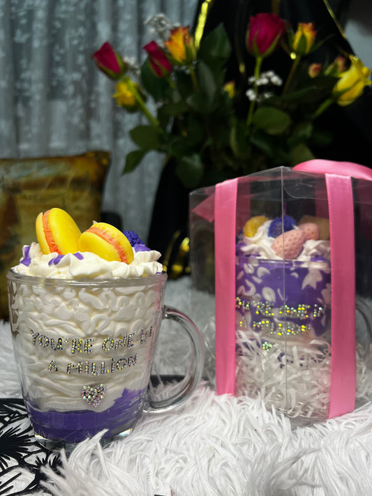 Candle in mug “You’re one in a million”