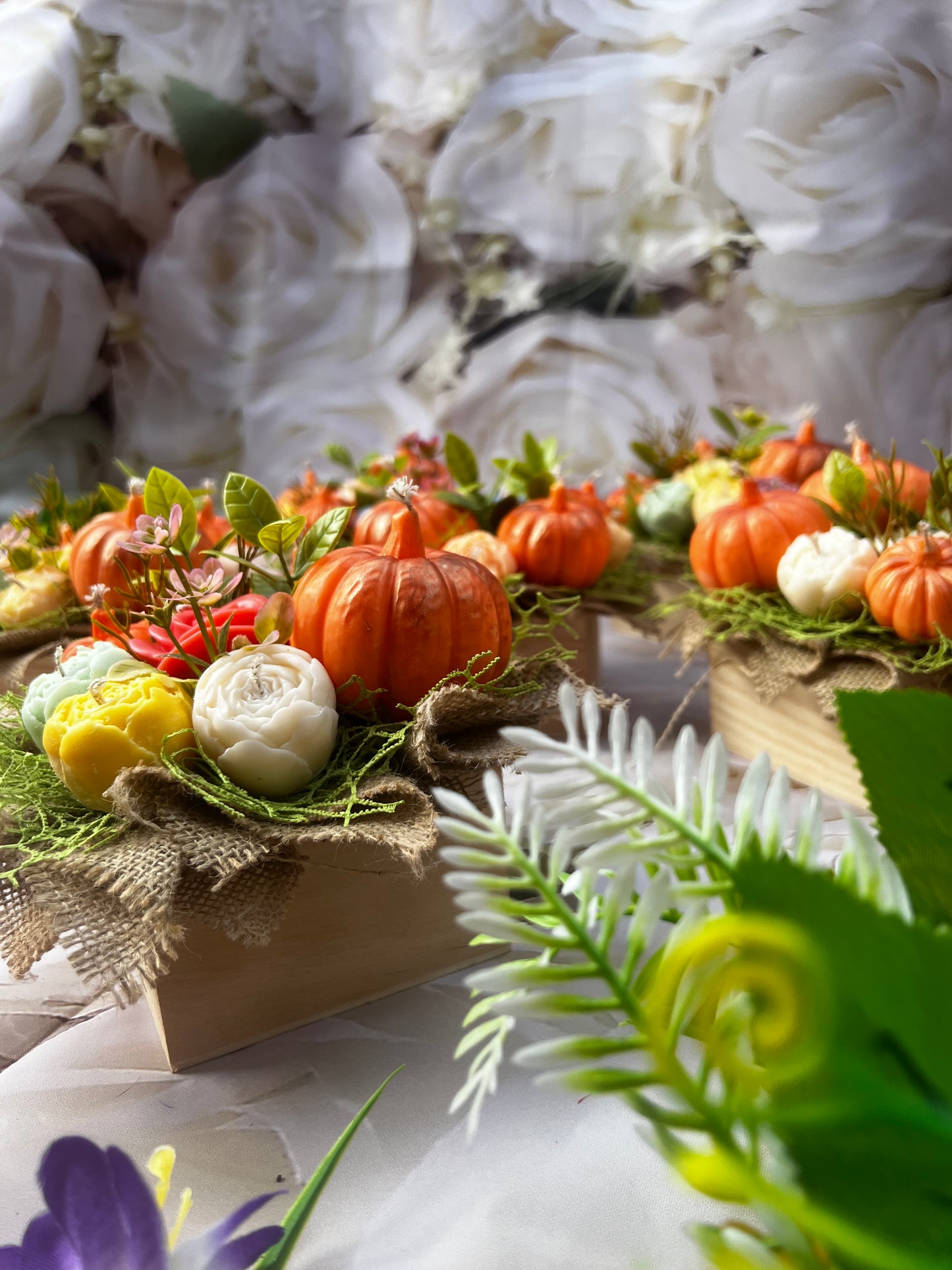 Wooden Autumn box