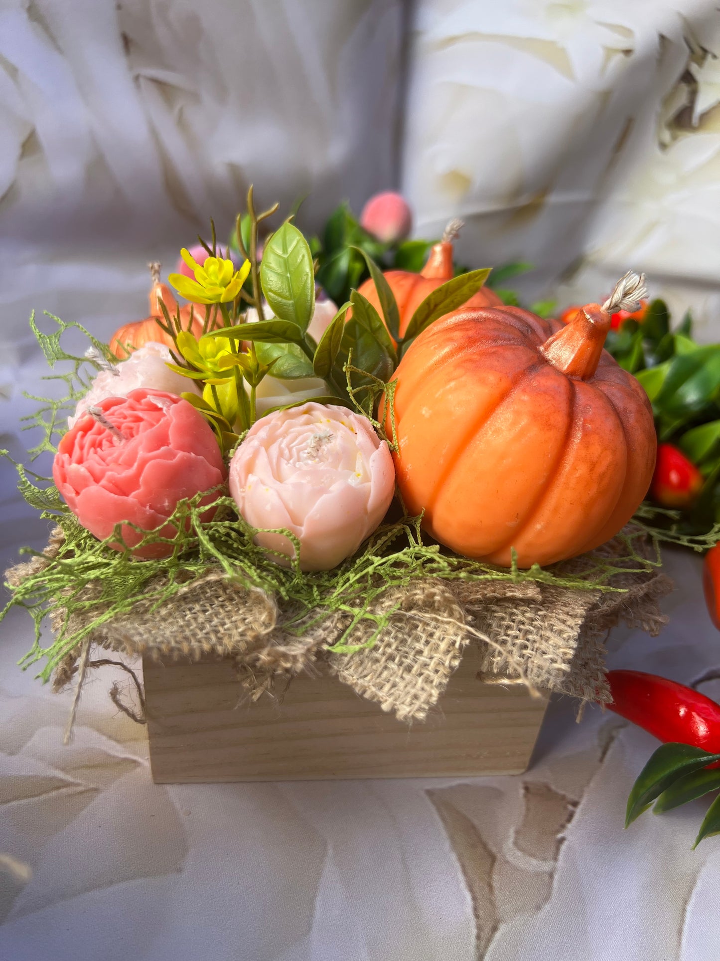 Wooden Autumn box