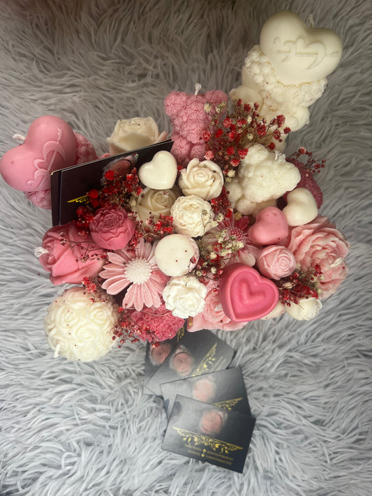 Rose bouquet <White&Pink>