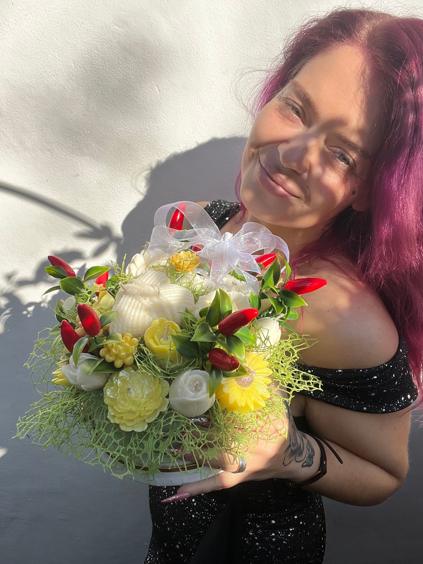 Flower box - Yellow