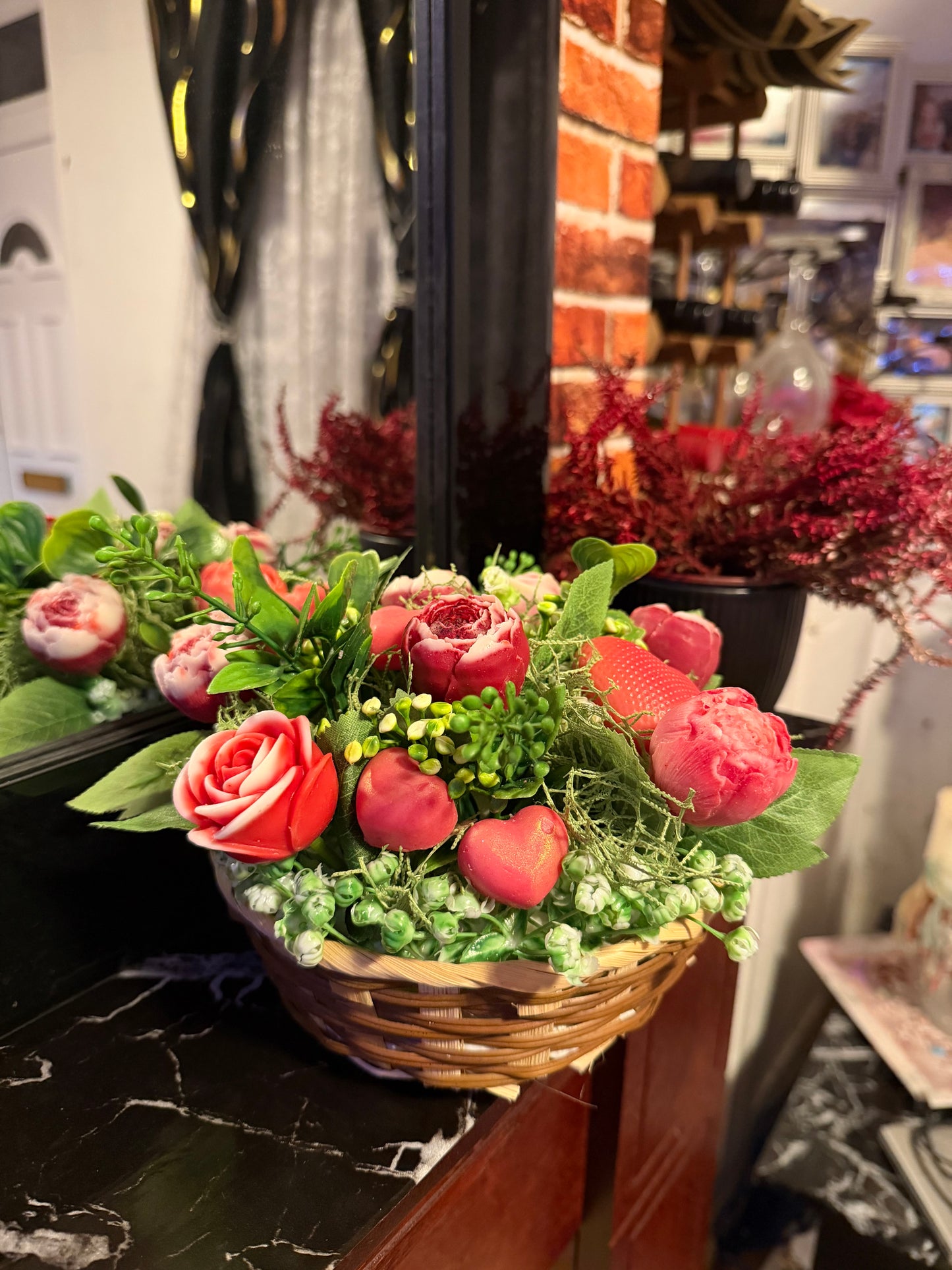 Wax melts basket - Red