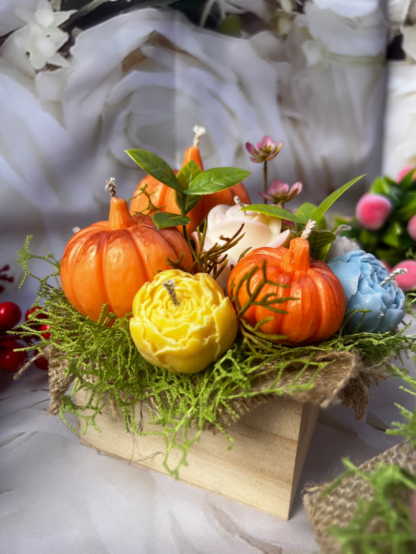 Wooden Autumn box