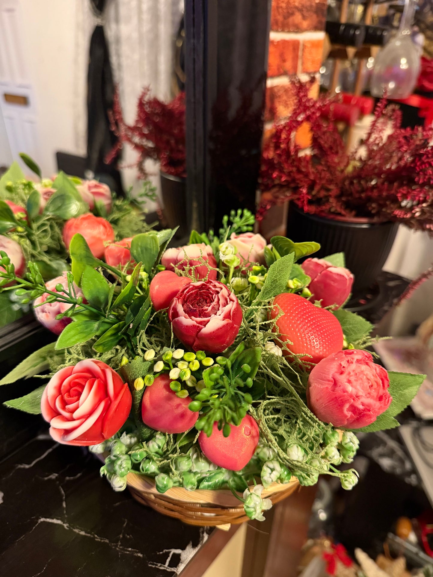 Wax melts basket - Red