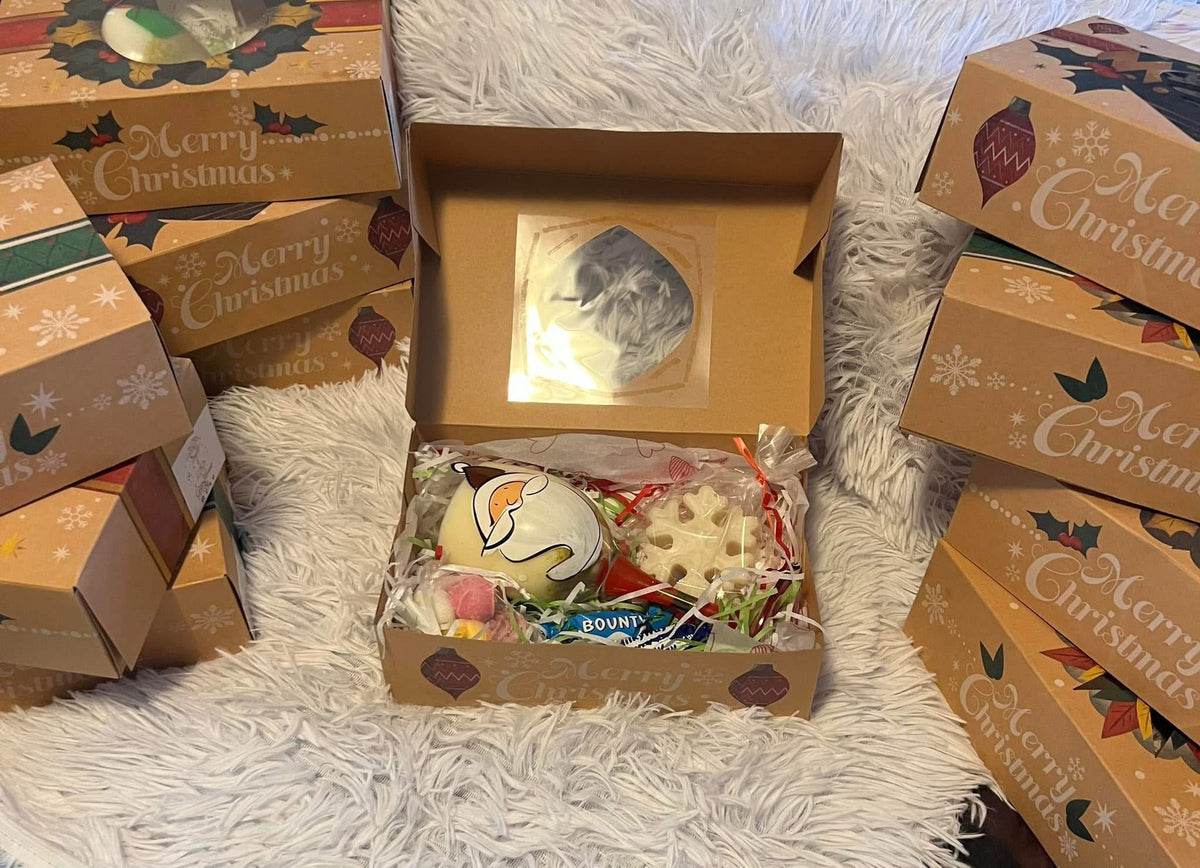 Christmas candle gift box