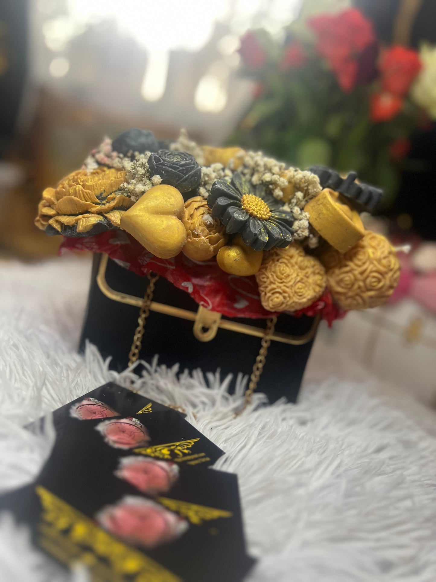 Rose bouquet <Gold&Black>