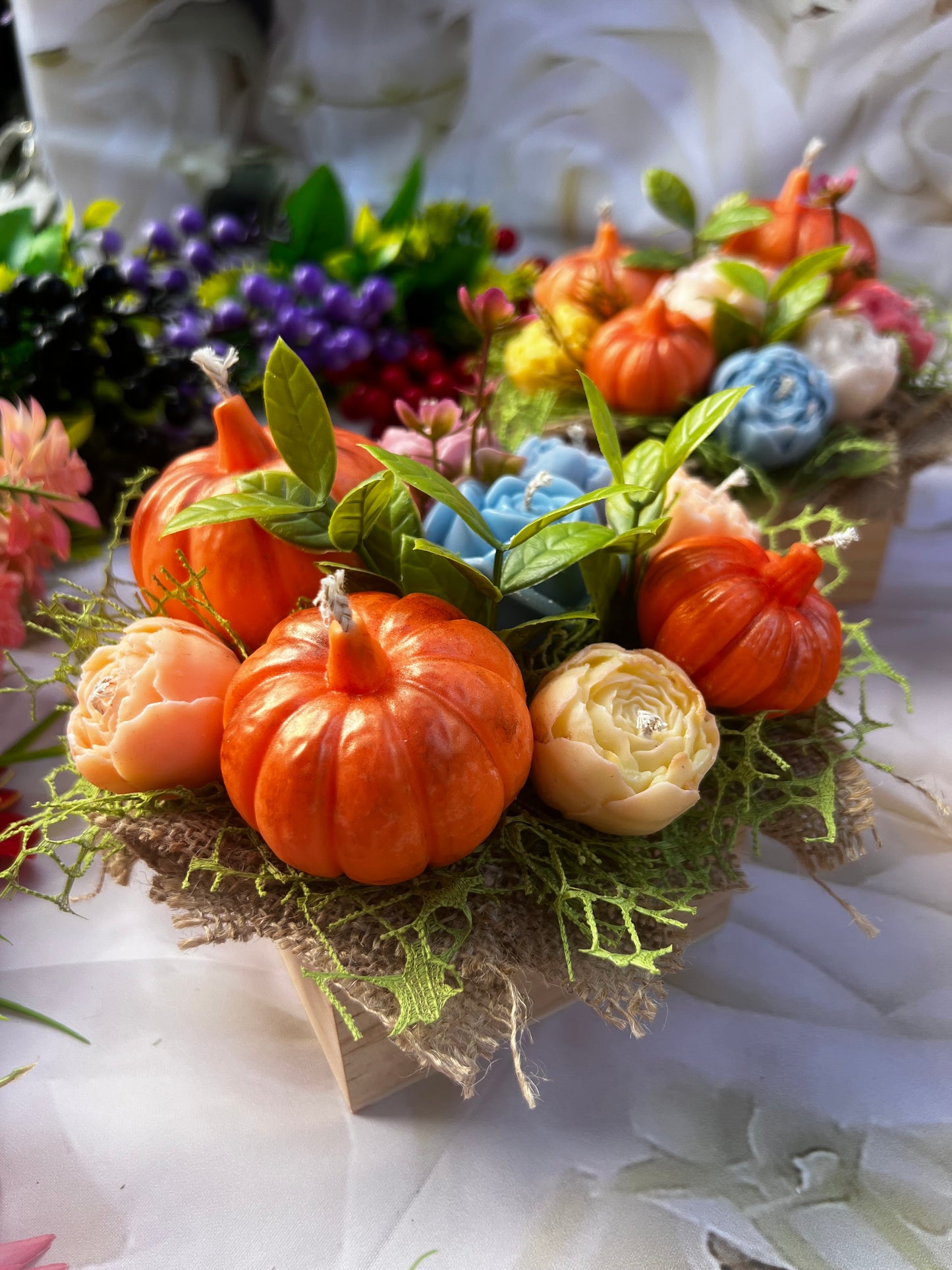 Wooden Autumn box
