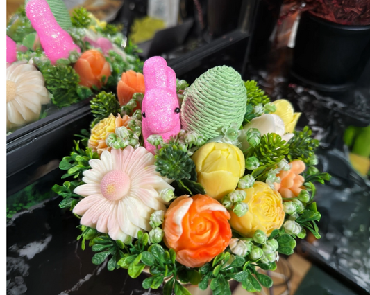 Easter basket - Orange/Yellow