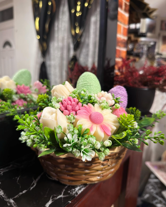 Easter basket - Pink/Purple